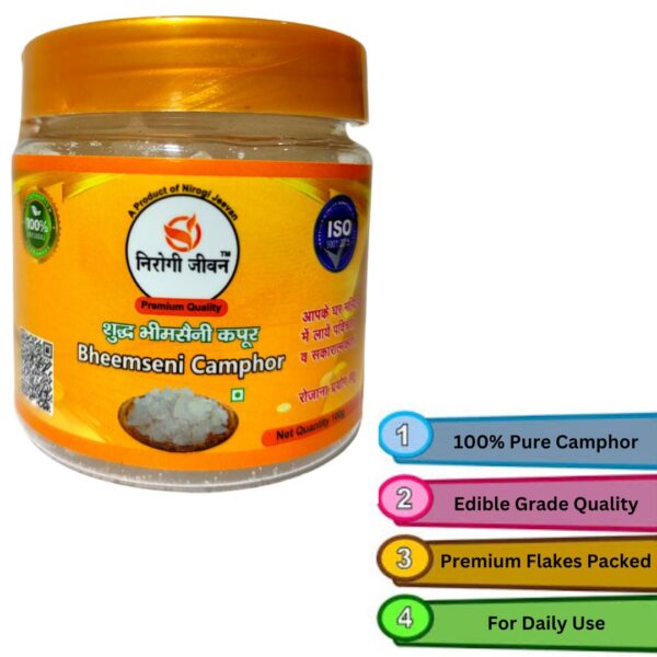 100% Pure Bhimseni (Original) Camphor 50 gram | For Puja, Aromatherapy & Air Freshener | Sweet Fragrance - Image 6